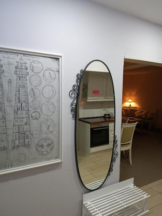 Ferien Wohnung -Leuchtturm Oldenswort Buitenkant foto