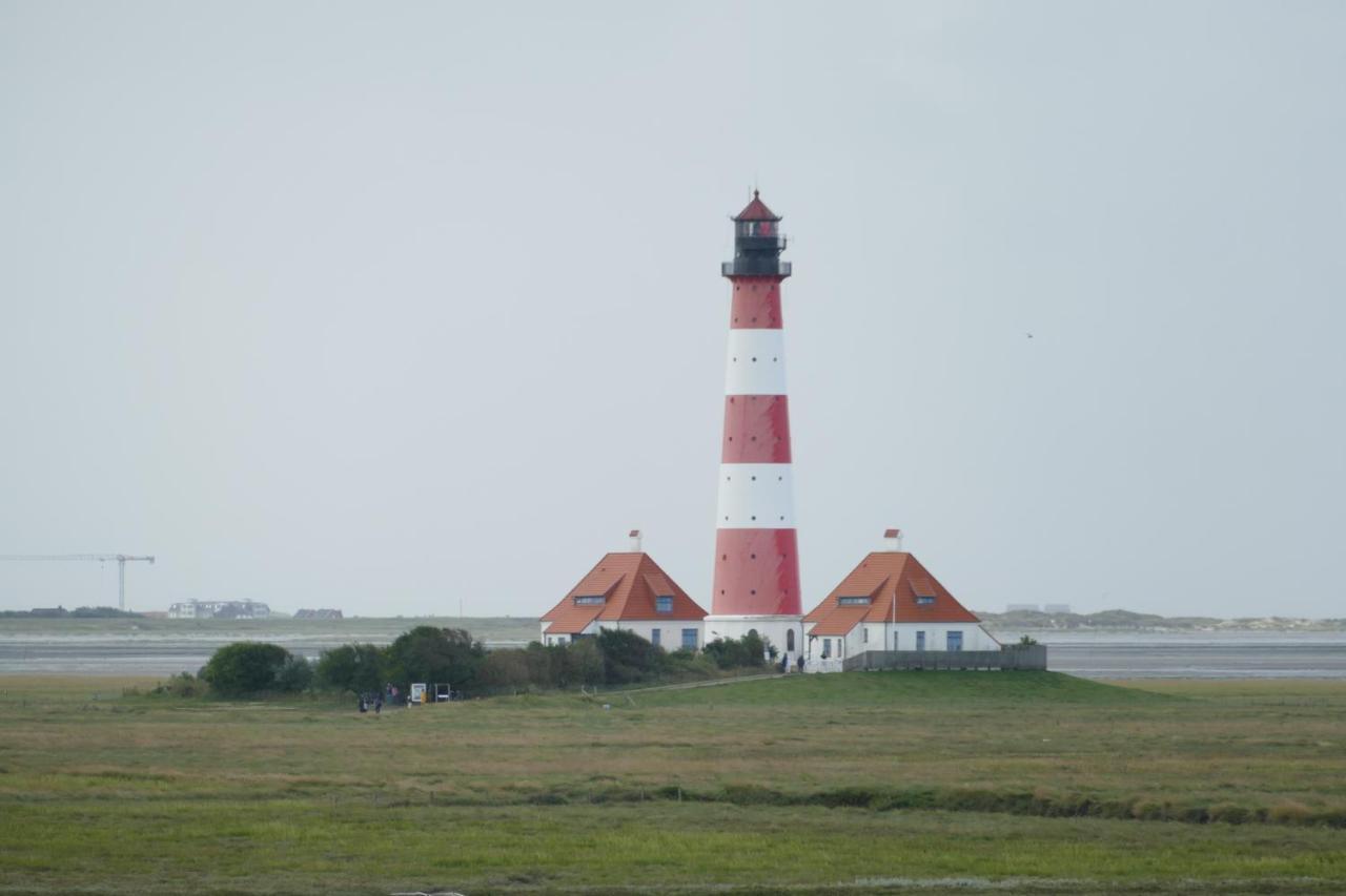 Ferien Wohnung -Leuchtturm Oldenswort Buitenkant foto