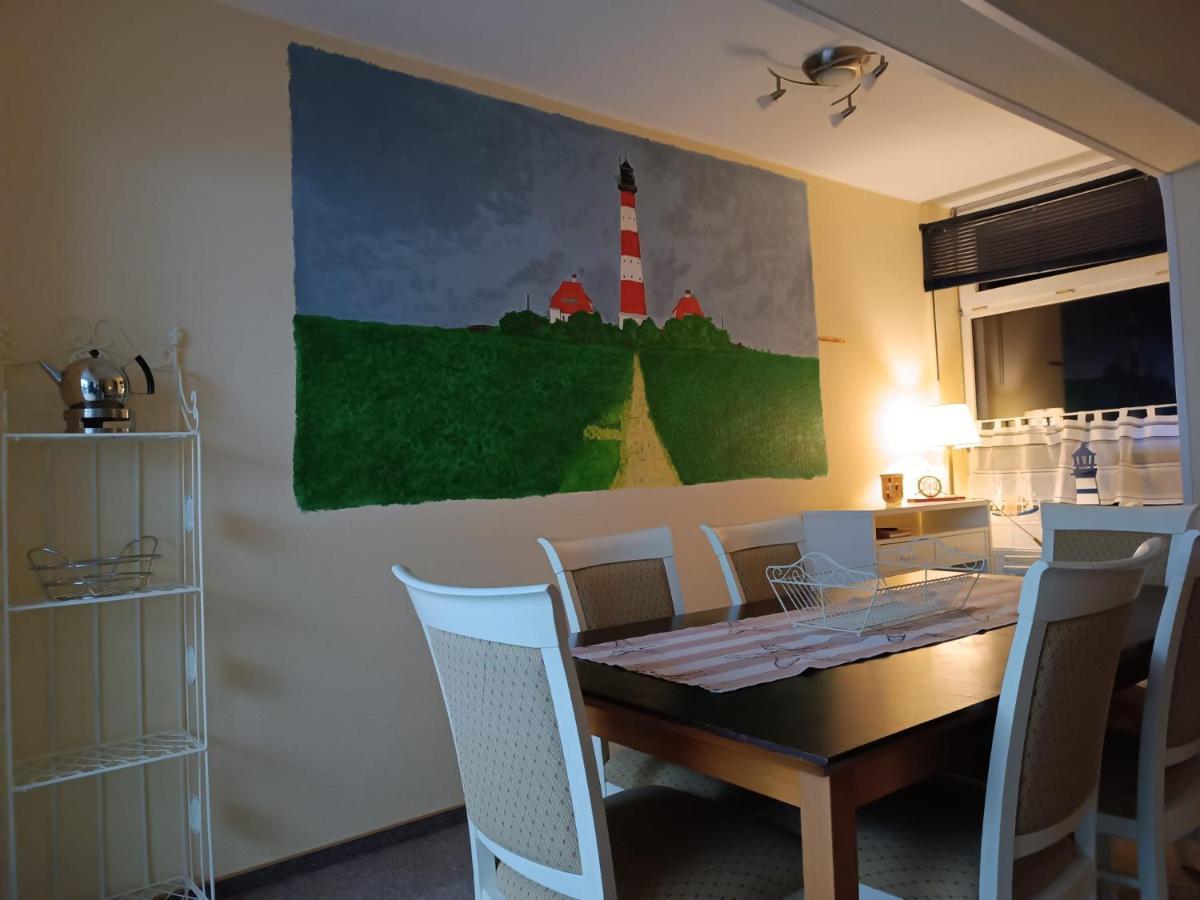 Ferien Wohnung -Leuchtturm Oldenswort Buitenkant foto
